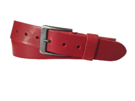 Leren Riem Kleur Zwart - 4 cm Breed - Heren Riem - Dames Riem