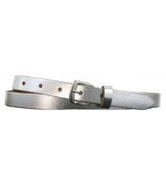 Leren Riem Zwart - 2 cm smal - 100% echt leer