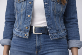 Witte Leren Dames Riem 3 cm Stijlvolle Riem van Echt Leer