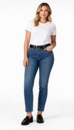 Zwarte leren riem 145 cm – heren & dames riem van echt leer – Tijdloze stijlvolle riem