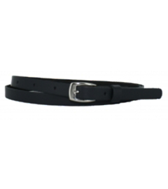 Leren Riem Wit- Goud - 1,5 cm small - 100% echt leer