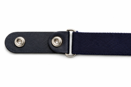 Elastische Riem Zonder Gesp Blauw – 3 cm – Verstelbaar