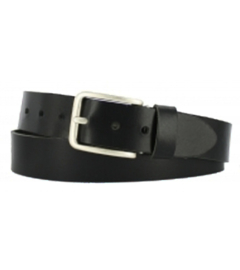Leren Riem Zwart Buffel Leer - 4 cm Breed - Dames Riem
