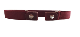 Elastische Riem Bordeaux Rood zonder gesp