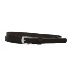 Leren Riem wit - 1,5 cm smal - 100% echt leer