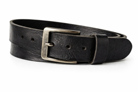 Leren Herenriem Zand 4 cm Nerfstructuur