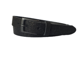 Leren Riem Oker Met Print - 3 cm Breed - Dames Riem - Heren Riem - 100% echt leer