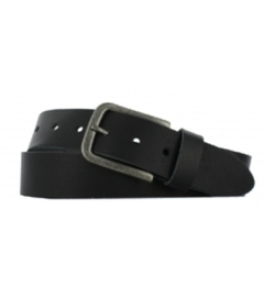 Leren Riem Zwart  Soepel Leer - 4 cm Breed - Dames Riem