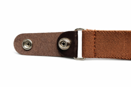 Elastische riem zonder gesp licht bruin – Comfort en perfecte pasvorm