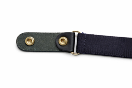 Elastische riem zonder gesp blauw – Comfort en perfecte pasvorm