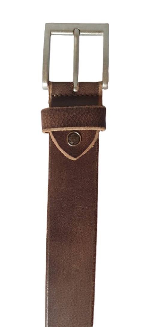 Leren Riem Bruin - 4 cm Breed - Heren Riem