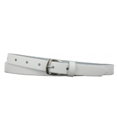 Leren Riem Zilver - 2 cm smal - 100% echt leer