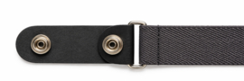 Elastische riem zonder gesp donker grijs  – Comfort en perfecte pasvorm