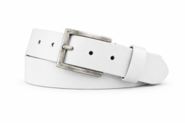 Zwarte Leren Herenriem 4 cm – Jeans Riem – 100% Echt Leer – Stoer & Casual