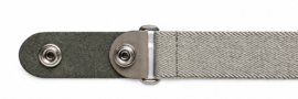 Elastische riem zonder gesp Licht grijs  – Comfort en perfecte pasvorm