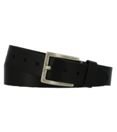 Leren Riem Zwart - 4 cm Breed - Heren Riem - Dames Riem - 100% echt leer