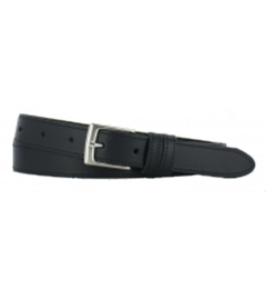 Leren Riem Wit 3 cm breed met stik - Dames Riem - Heren Riem - 100% echt leer