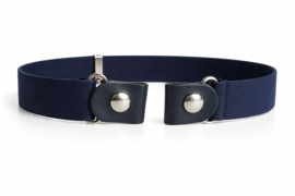 Elastische riem zonder gesp blauw – Comfort en perfecte pasvorm