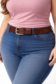 Bruine leren riem 145 cm – heren & dames riem van echt leer – Tijdloze stijlvolle riem