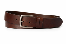 Bruine leren riem 125 cm – heren & dames riem van echt leer – Tijdloze stijlvolle riem