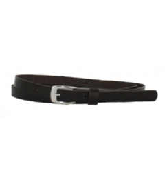 Leren Riem Wit- Goud - 1,5 cm small - 100% echt leer