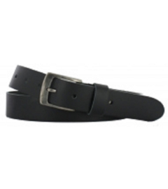 Leren Riem Zwart soepel leer  3,5 cm breed - Dames Riem - Heren Riem