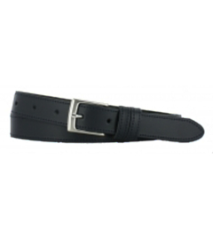 Leren Riem Blauw 3 cm breed met stik - Dames Riem - Heren Riem - 100% echt leer