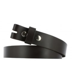 Leren Buckle Riem Bruin 4 cm breed