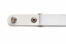 Elastische riem zonder gesp wit – Comfort en perfecte pasvorm