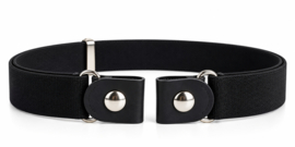 Elastische riem zonder gesp zwart – Comfort en perfecte pasvorm