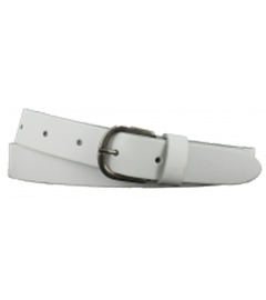 Leren Riem Zwart 3 cm breed - Dames Riem - Heren Riem - 100% echt leer