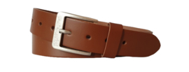 Leren Riem Cognac - 4 cm Breed - Dames Riem - Heren Riem