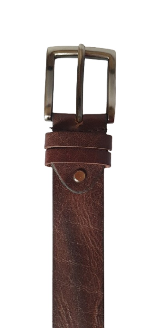 Leren Riem Bruin - 4 cm Breed - Heren Riem