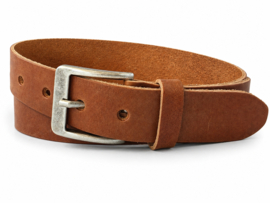 Cognac leren riem 4 cm – volnerf leren dames en heren riem voor jeans