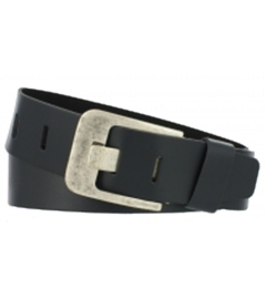 Leren Riem Blauw - 5 cm Breed - Heren Riem - Dames Riem - 100% echt leer