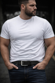 Zwarte leren riem 140 cm – heren & dames riem van echt leer – Tijdloze stijlvolle riem