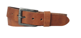 Leren Riem Kleur Licht Cognac - 4 cm Breed - Vintage - Heren Riem - Dames Riem - 100% echt leer