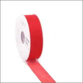 Organza lint - red