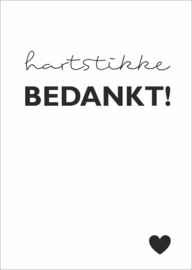 hartstikke bedankt