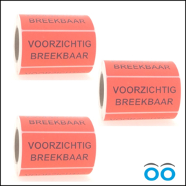 Voorzichtig breekbaar (3 stuks)