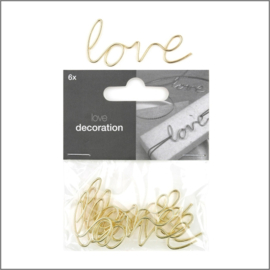 Love - tekst decoratie