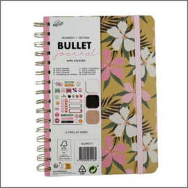 Bullet Journal -  Ocre flower