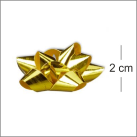 Starbow – goud – 5 cm - 50 stuks