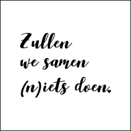 zullen we samen