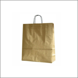 Kraft tas goud small - 50 st