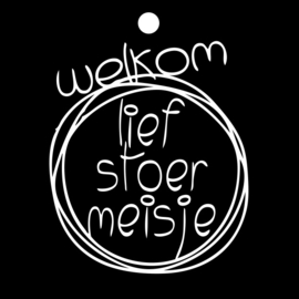 cadeaukaartje - Stoer meisje