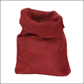 Jute zak – 50x75cm – rood