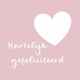 Hartelijk gefeliciteerd