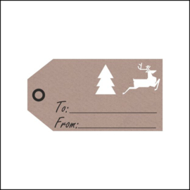 Kerst - label