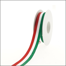 Lint - Italiaanse vlag - 25 mm x 25 meter